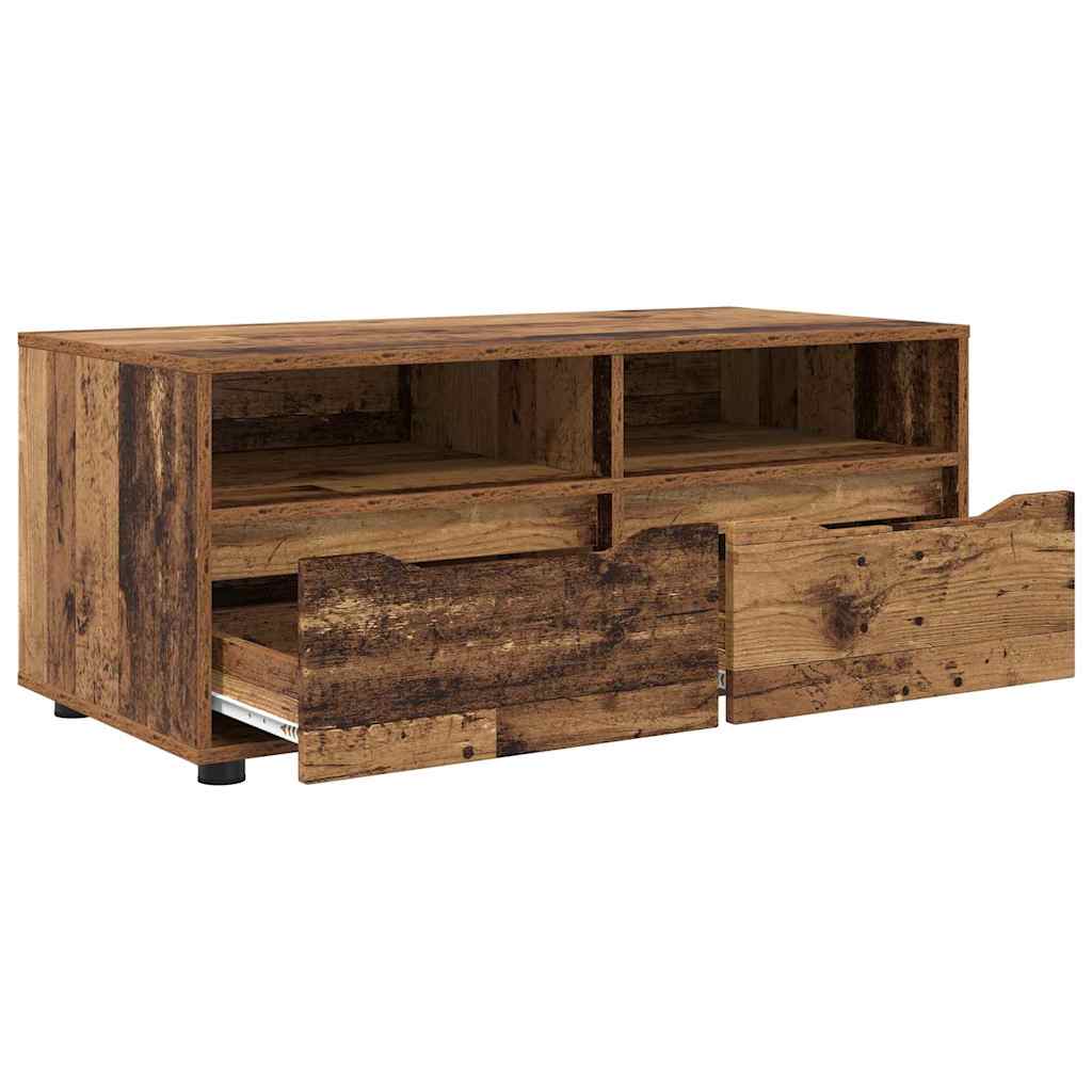TV Cabinet Old Wood 100 x 48 x 43 cm Engineered Wood