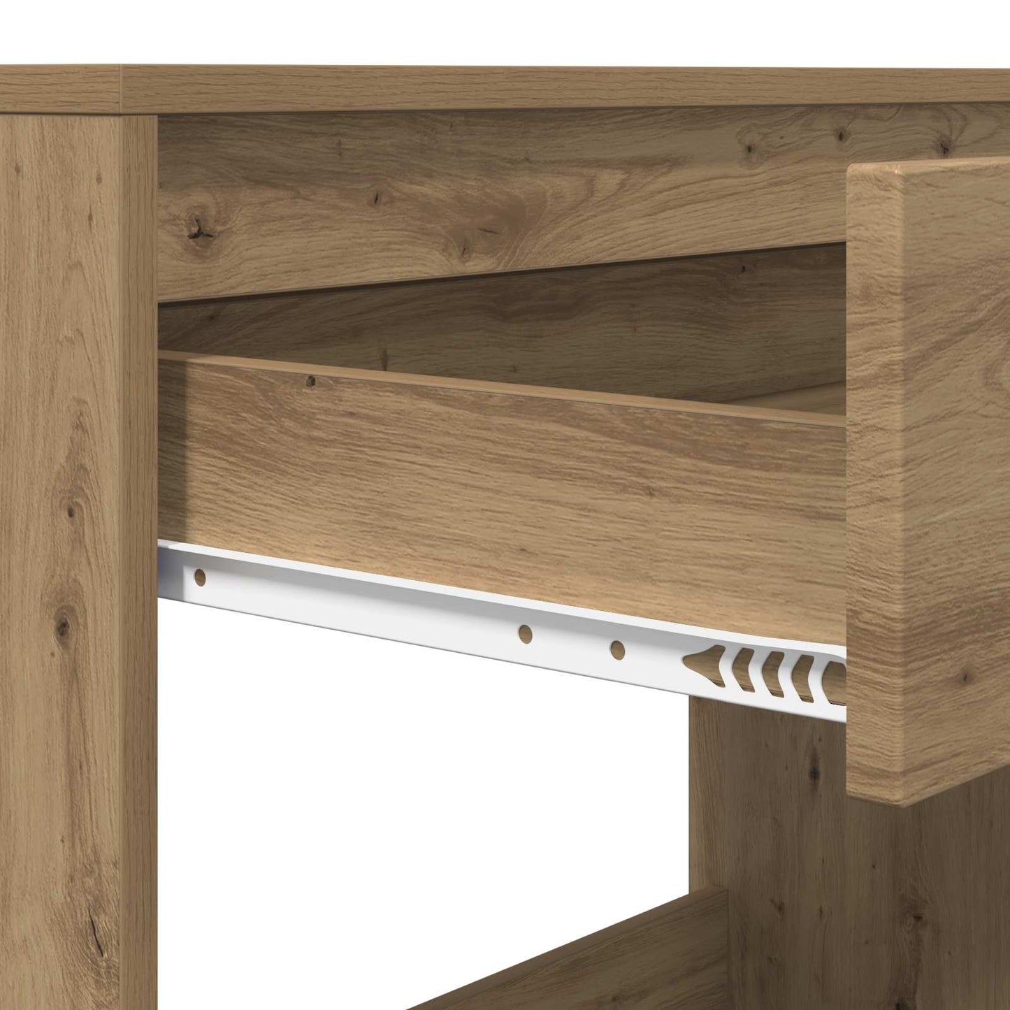 Desk with Drawer Artisan Oak Engineered Wood 100 x 50 x 78 cm