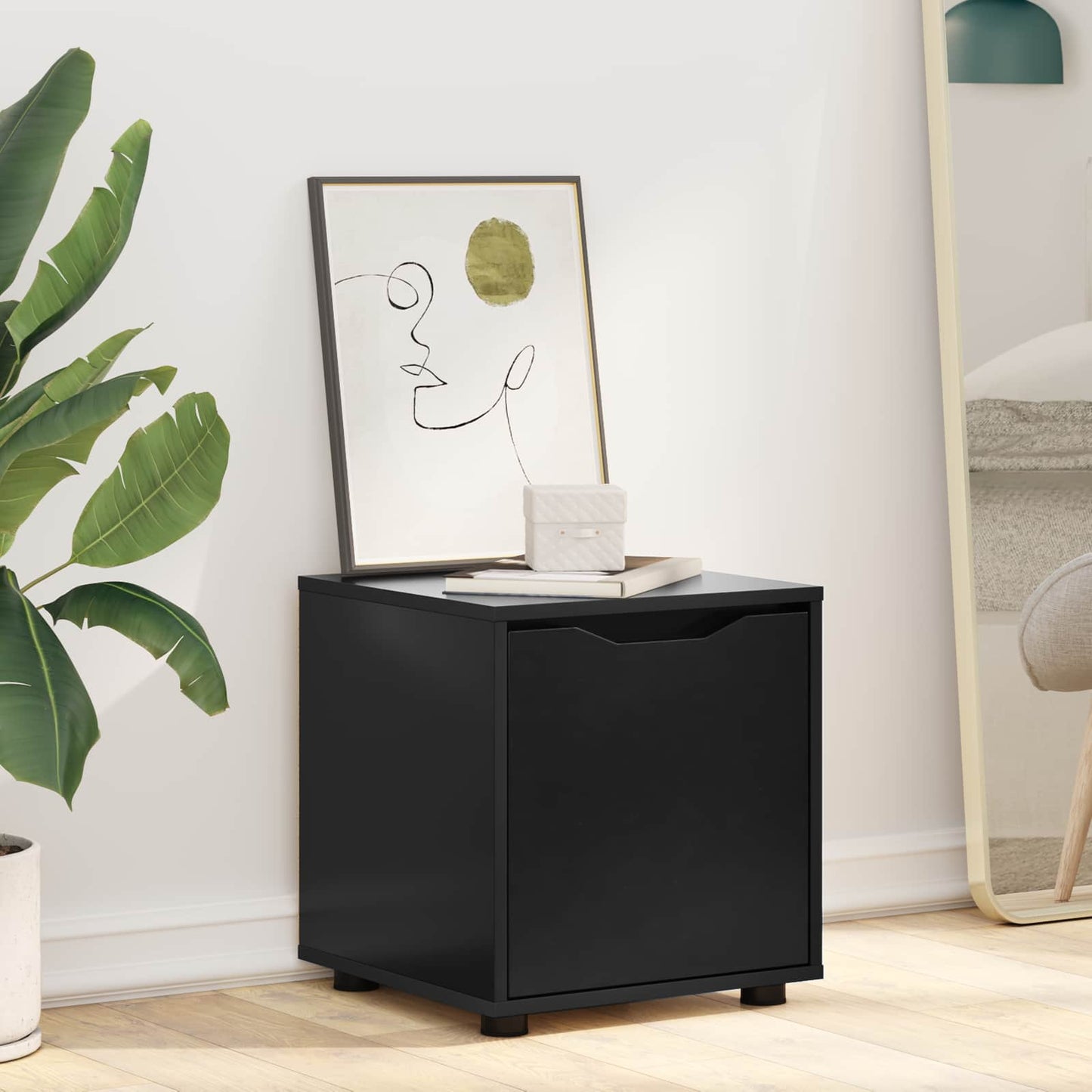 Bathroom Cabinet Black 40.5 x 40 x 44 cm Engineered Wood