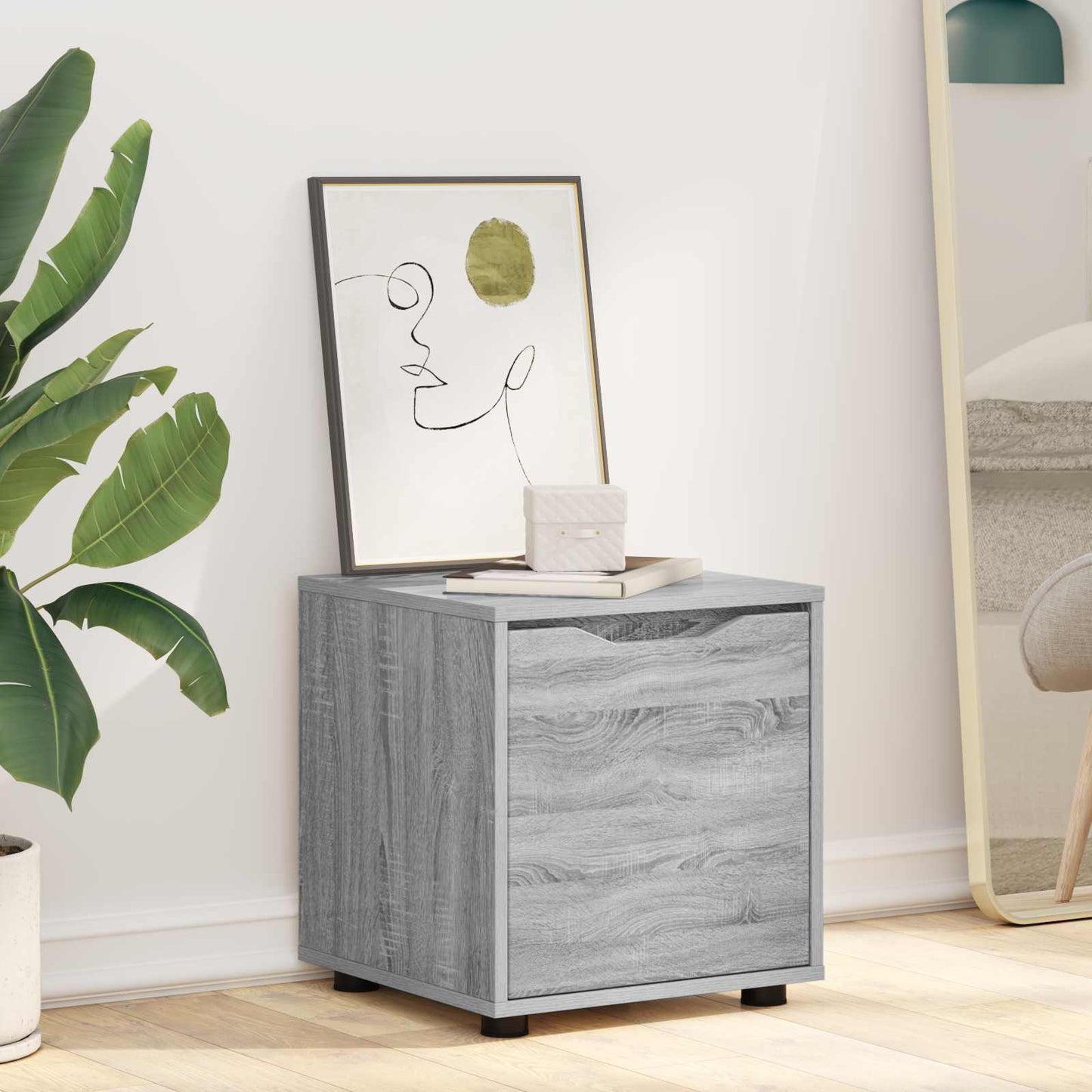 Bathroom Cabinet Grey Sonoma 40.5 x 40 x 44 cm Engineered Wood