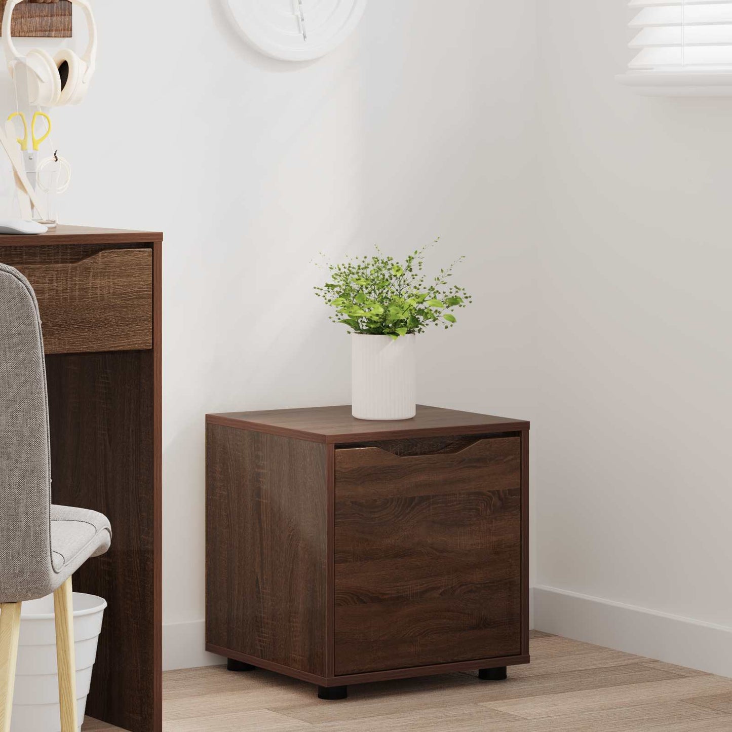 Bathroom Cabinet Brown Oak 40.5 x 40 x 44 cm Engineered Wood