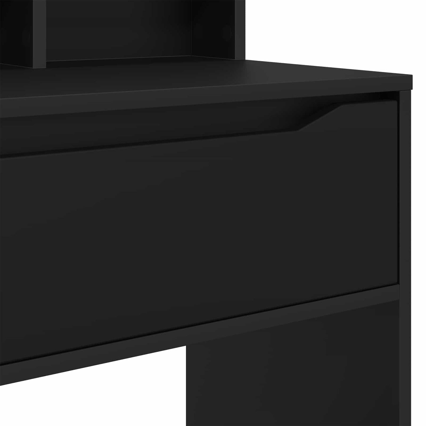 Bedroom Dressing Tables with Drawer Black 80 x 39.6 x 135 cm