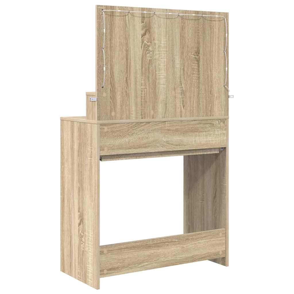 Bedroom Dressing Tables Sonoma Oak 80 x 39.6 x 135 cm