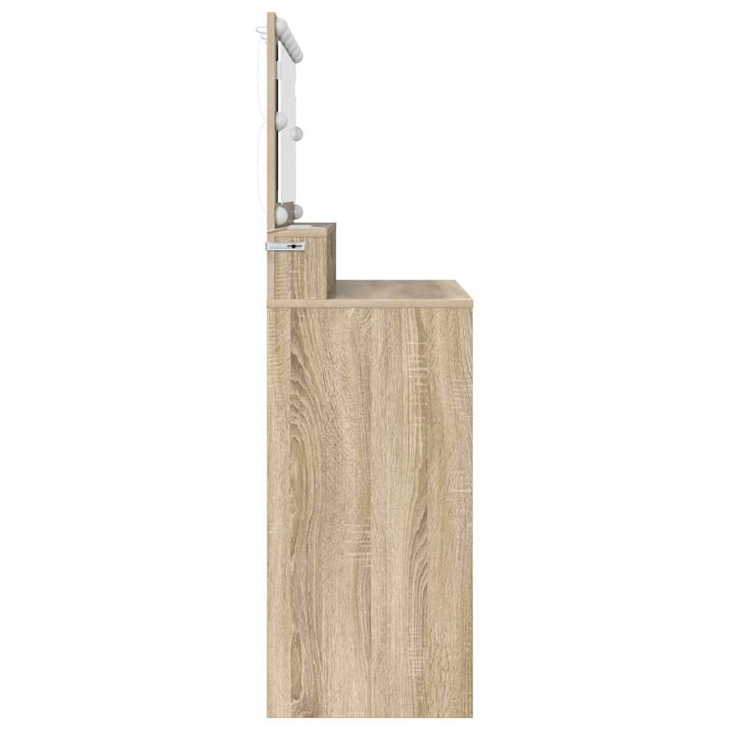 Bedroom Dressing Tables Sonoma Oak 80 x 39.6 x 135 cm