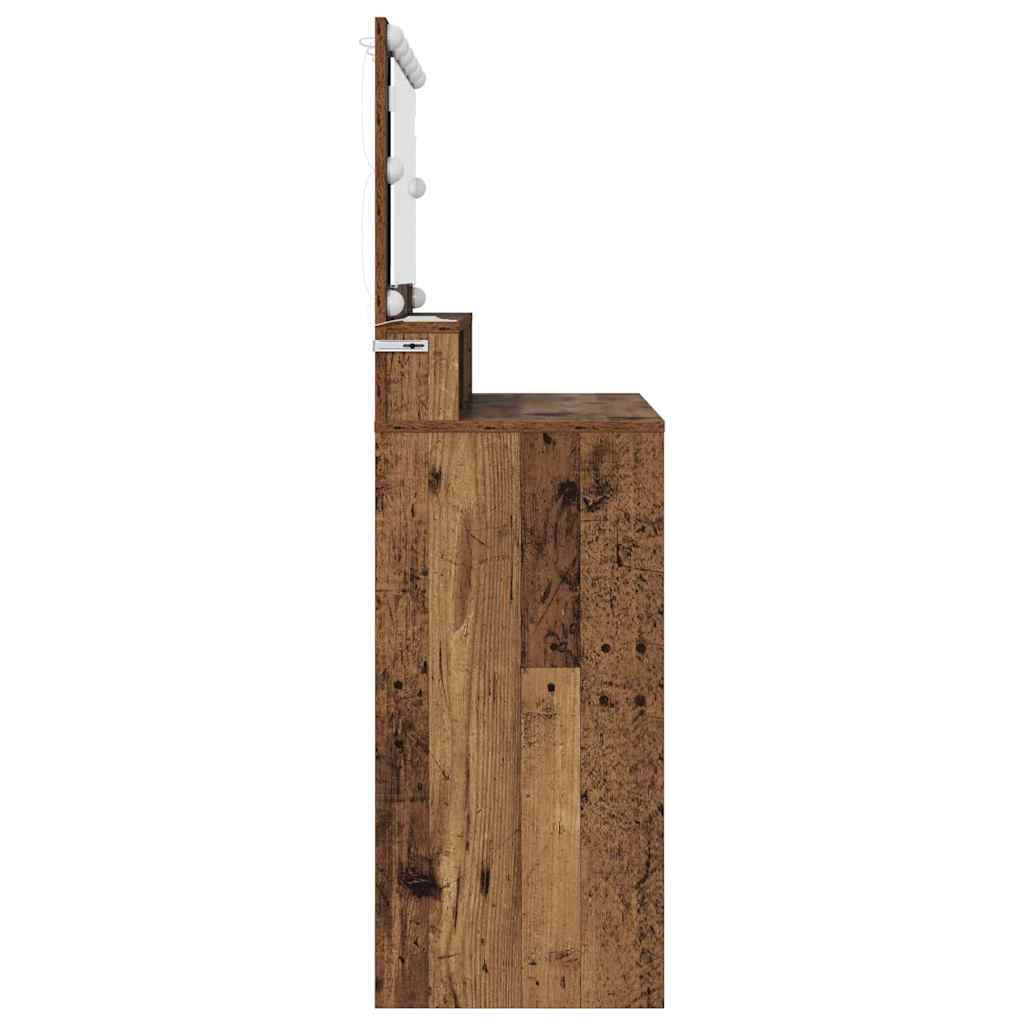 Bedroom Dressing Tables with Drawer Old Wood 80 x 39.6 x 135 cm