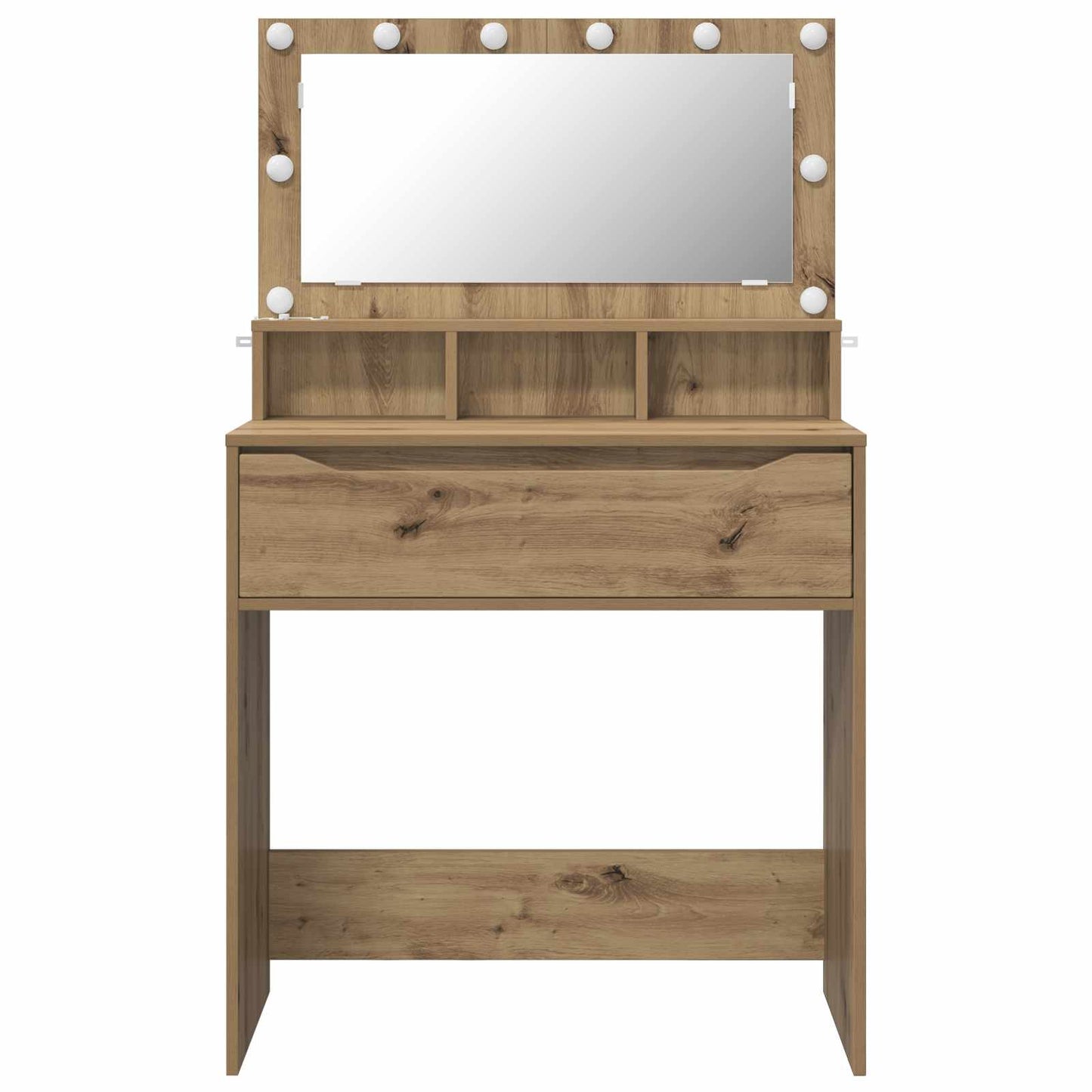 Bedroom Dressing Tables Artisan Oak 80 x 39.6 x 135 cm