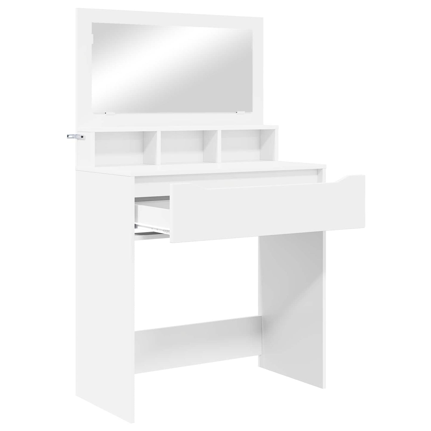 Bedroom Dressing Tables with Drawer White 80 x 39.6 x 135 cm