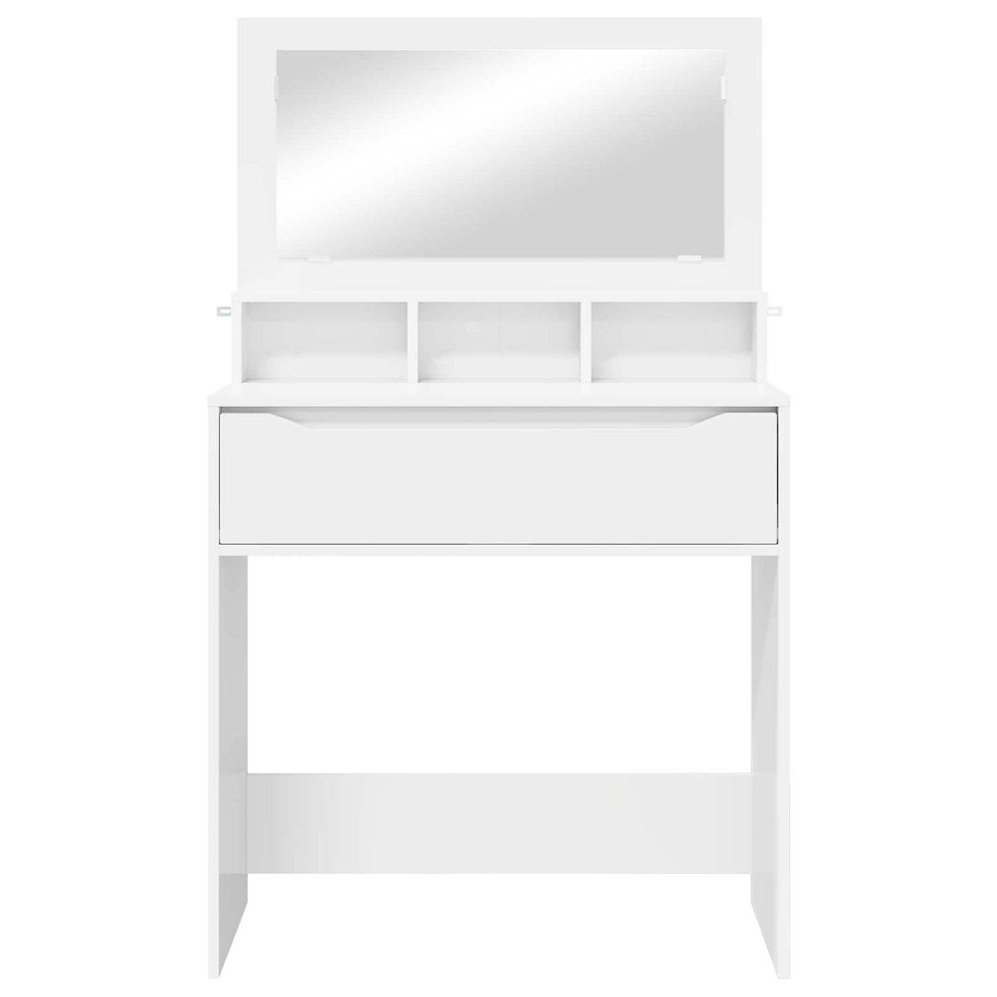 Bedroom Dressing Tables with Drawer White 80 x 39.6 x 135 cm