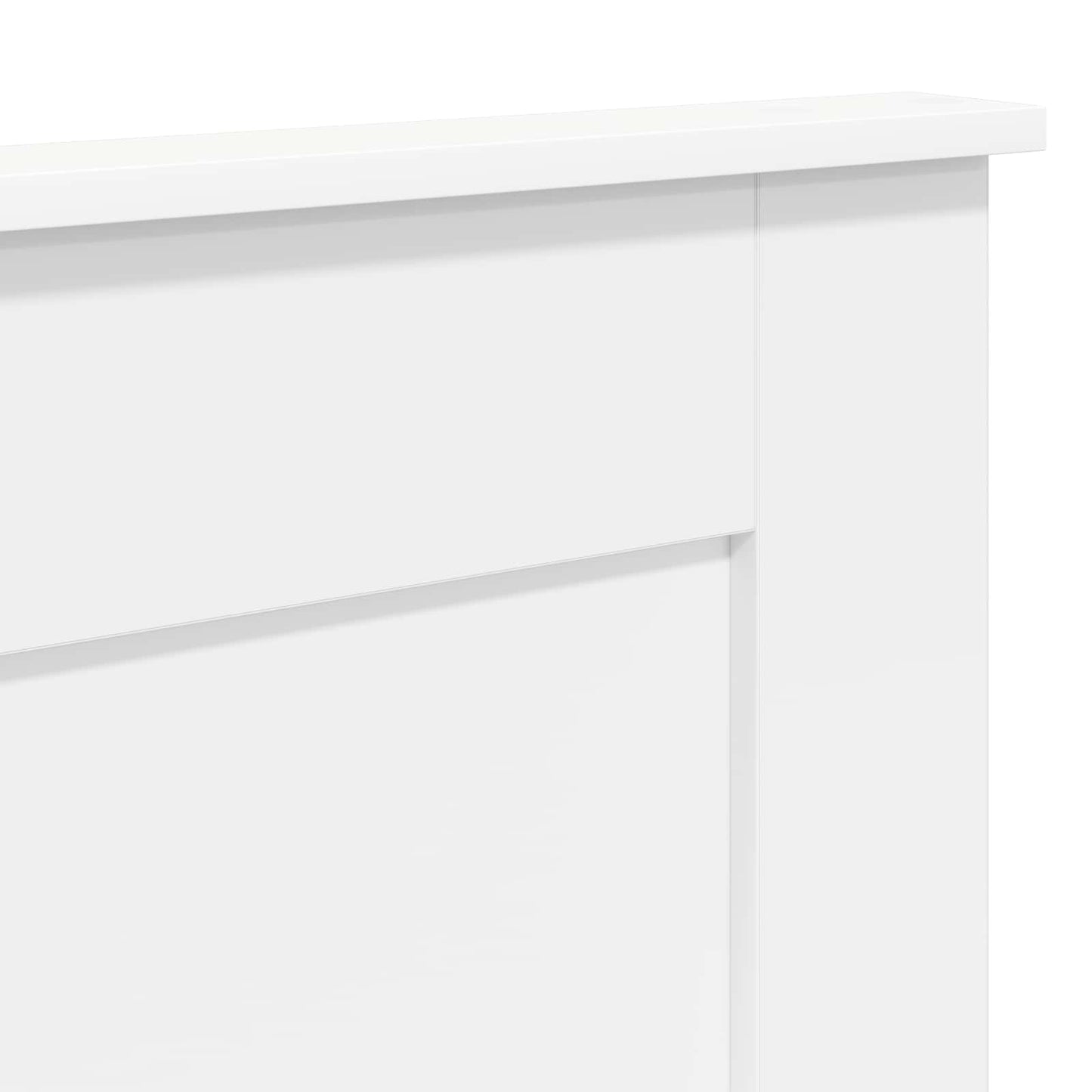 Headboard with Headboard White 200 cm Engineered Wood