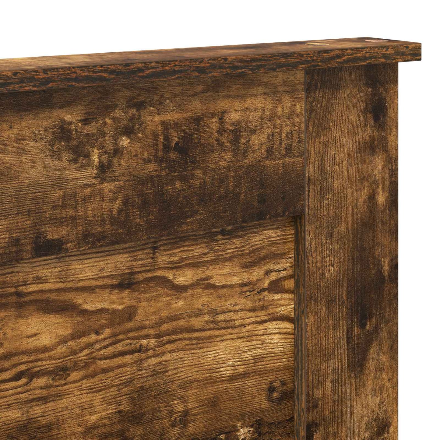 Headboard with Headboard Smoked Oak 200 cm Engineered Wood