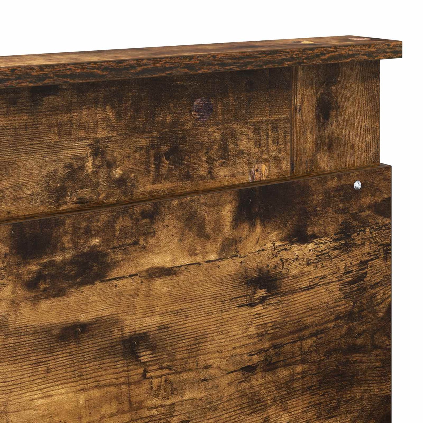 Headboard with Headboard Smoked Oak 200 cm Engineered Wood