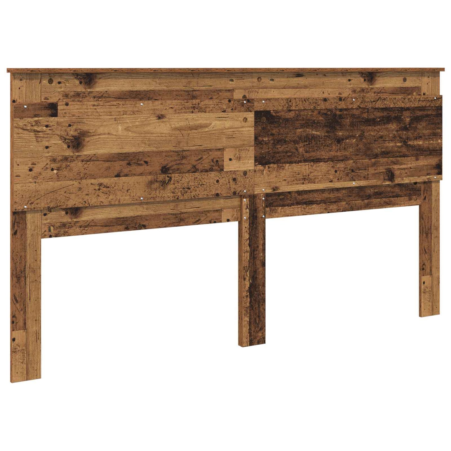 Headboard with Headboard Old Wood 200 cm Engineered Wood