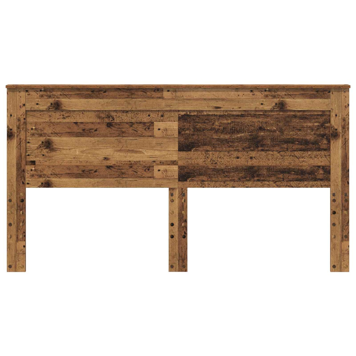 Headboard with Headboard Old Wood 200 cm Engineered Wood