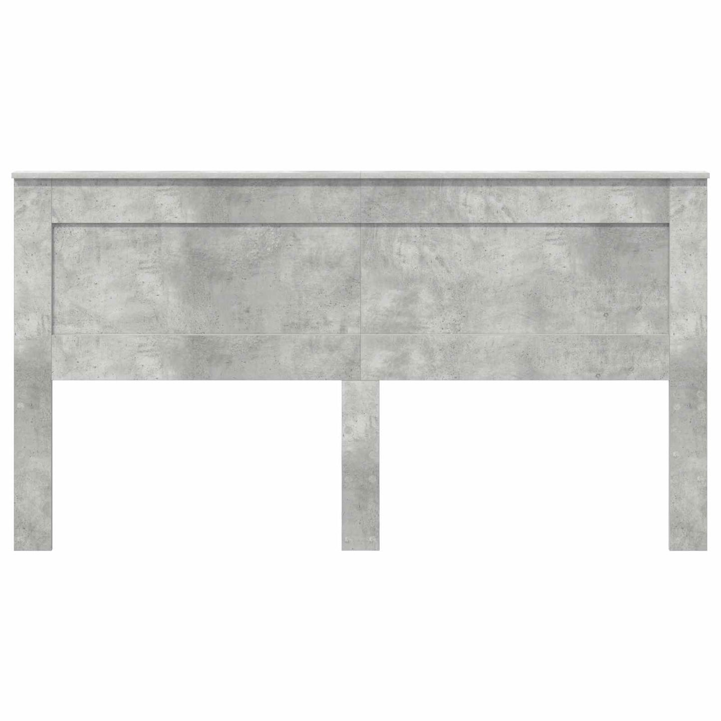 Headboard with Headboard Concrete Grey 180 cm Engineered Wood