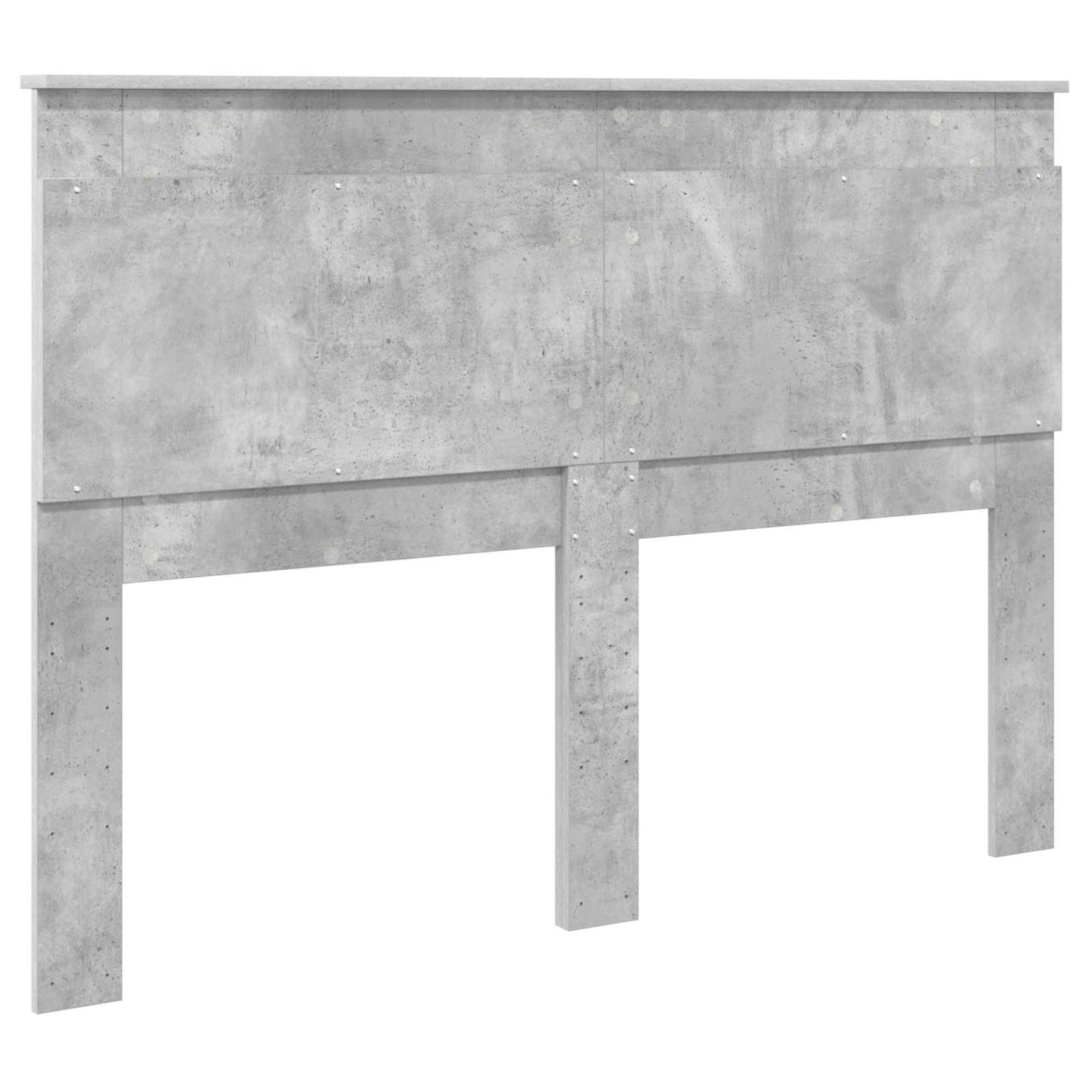 Headboard with Headboard Concrete Grey 150 cm Engineered Wood