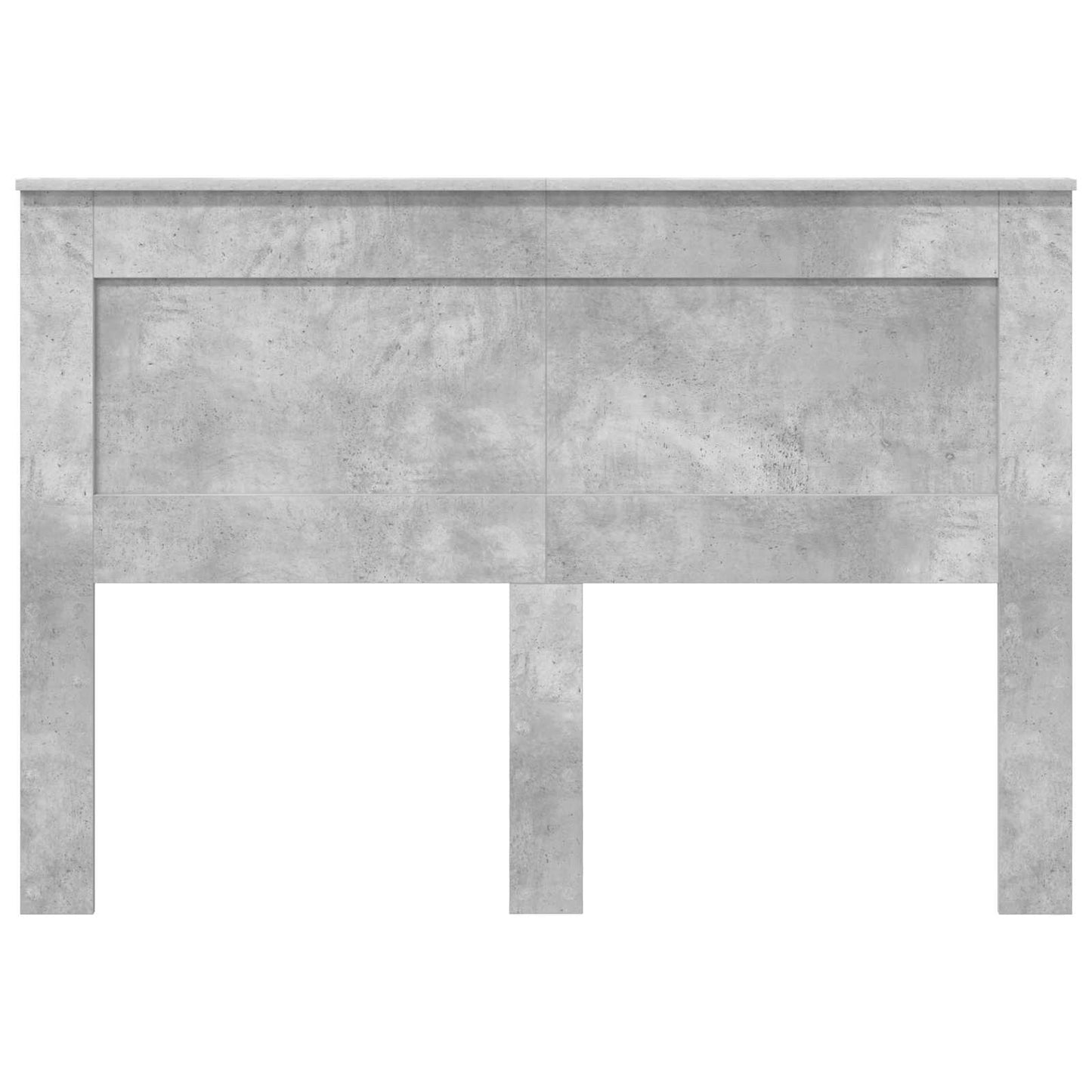 Headboard with Headboard Concrete Grey 150 cm Engineered Wood