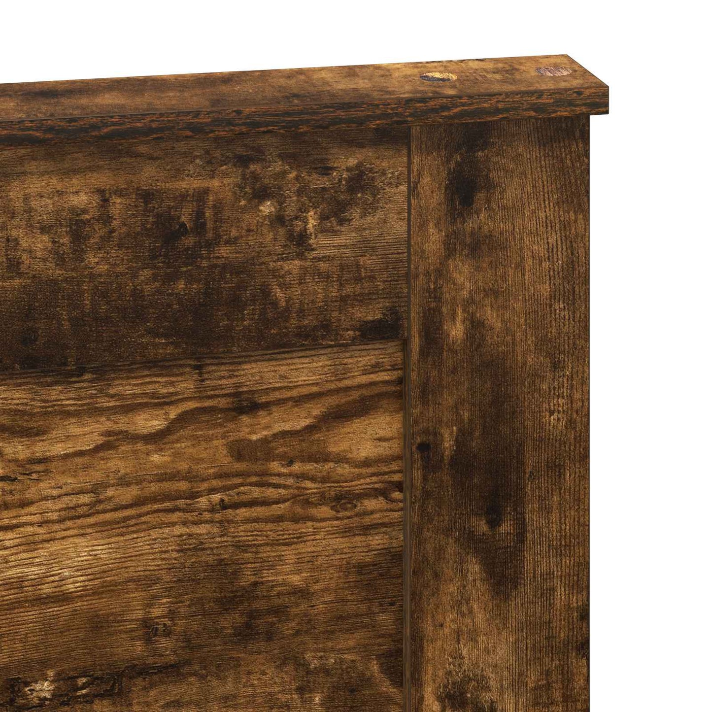 Headboard with Headboard Smoked Oak 140 cm Engineered Wood