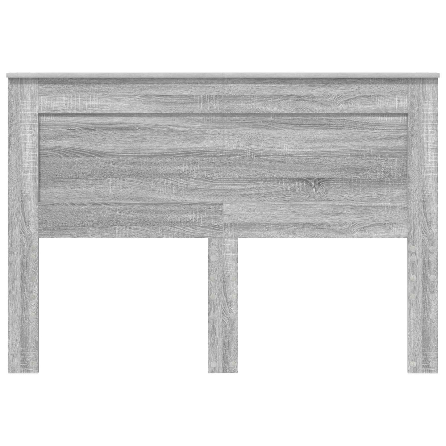 Headboard with Headboard Grey Sonoma 140 cm Engineered Wood