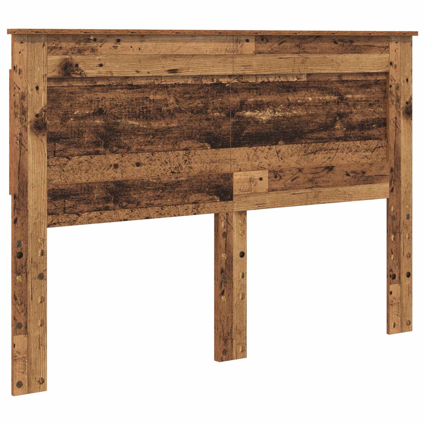 Headboard with Headboard Old Wood 140 cm Engineered Wood