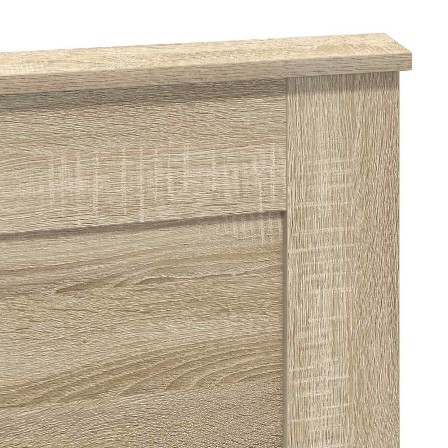Headboard with Headboard Sonoma Oak 120 cm Engineered Wood