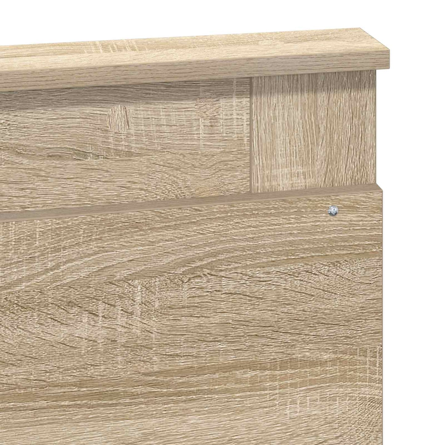 Headboard with Headboard Sonoma Oak 120 cm Engineered Wood