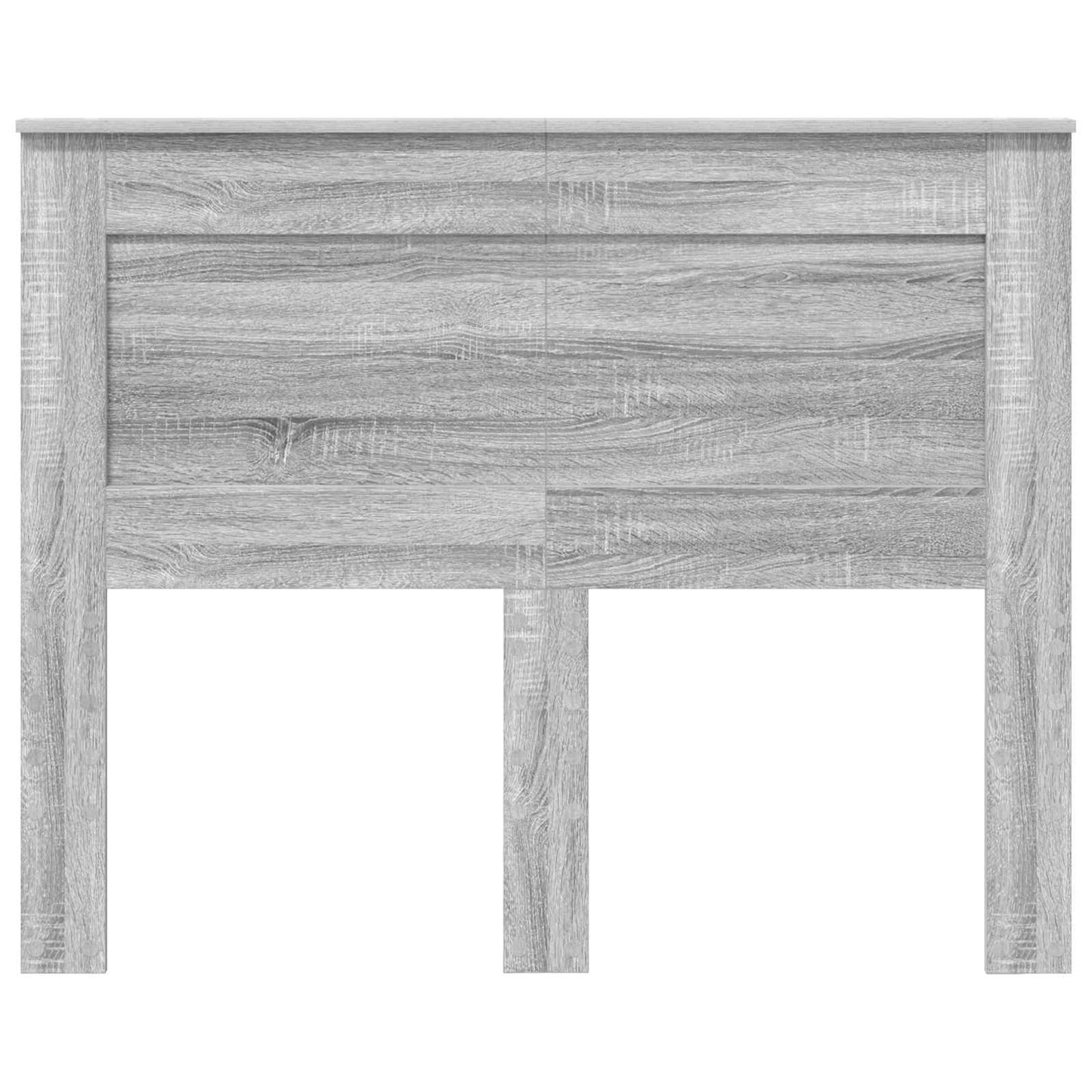 Headboard with Headboard Grey Sonoma 120 cm Engineered Wood