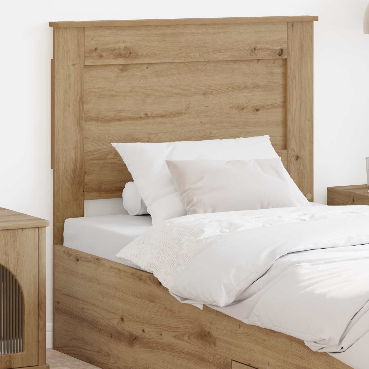 Headboard with Headboard Artisan Oak 100 cm Engineered Wood