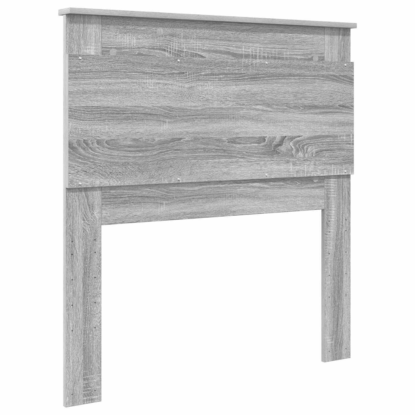 Headboard with Headboard Grey Sonoma 80 cm Engineered Wood