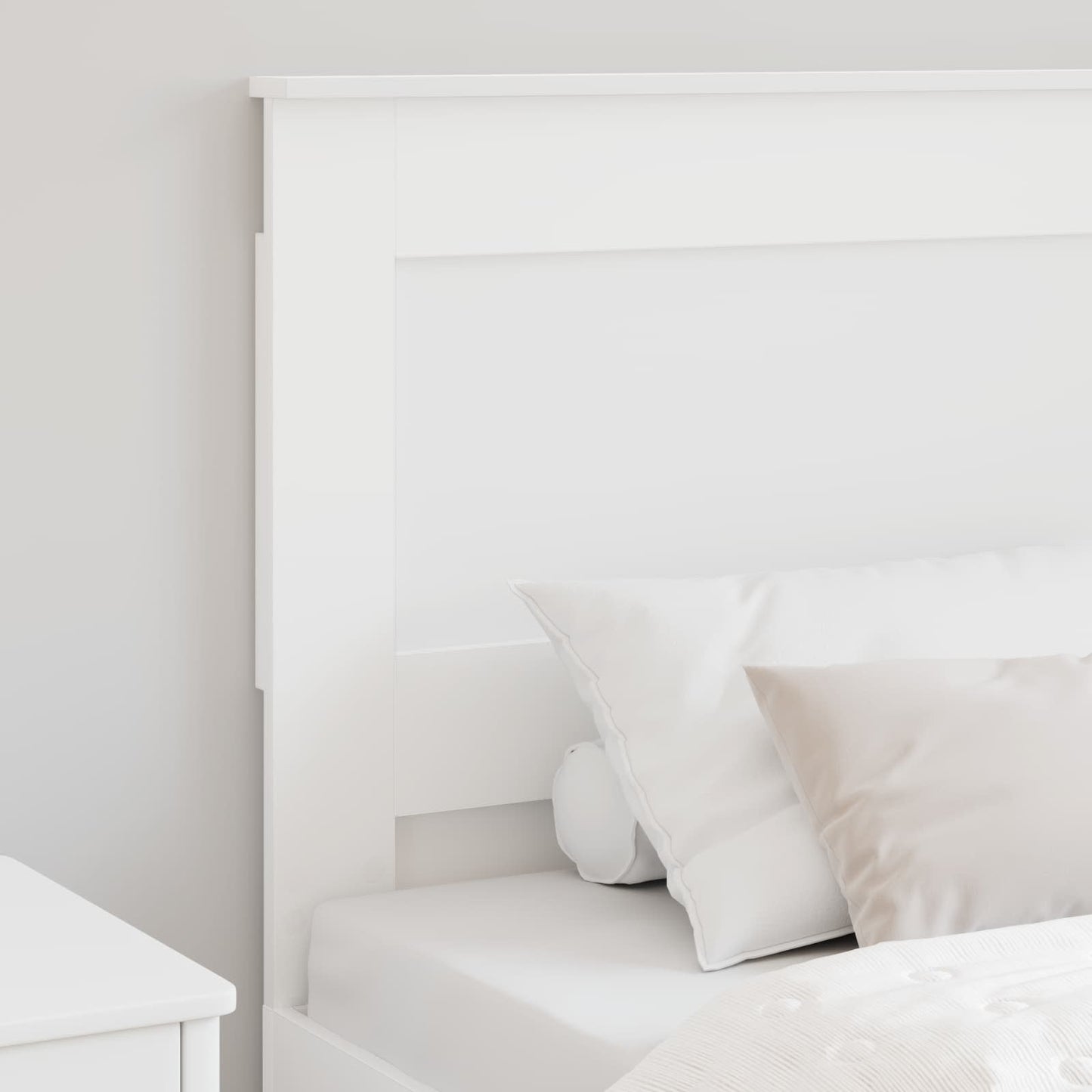 Headboard with Headboard White 75 cm Engineered Wood