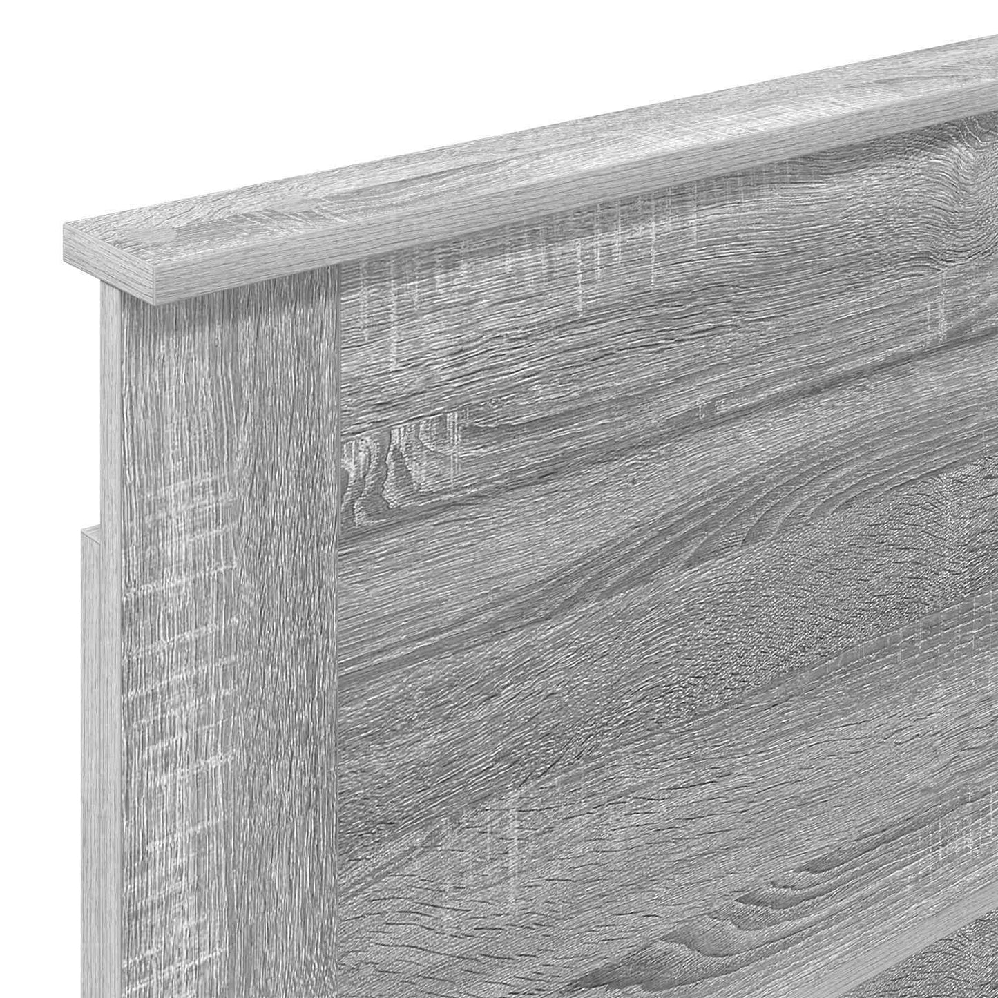 Headboard with Headboard Grey Sonoma 75 cm Engineered Wood