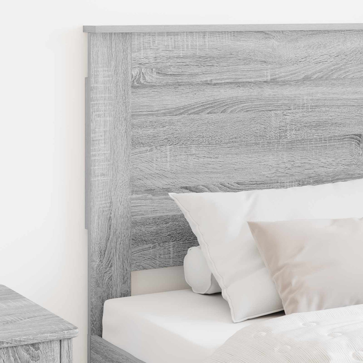 Headboard with Headboard Grey Sonoma 75 cm Engineered Wood