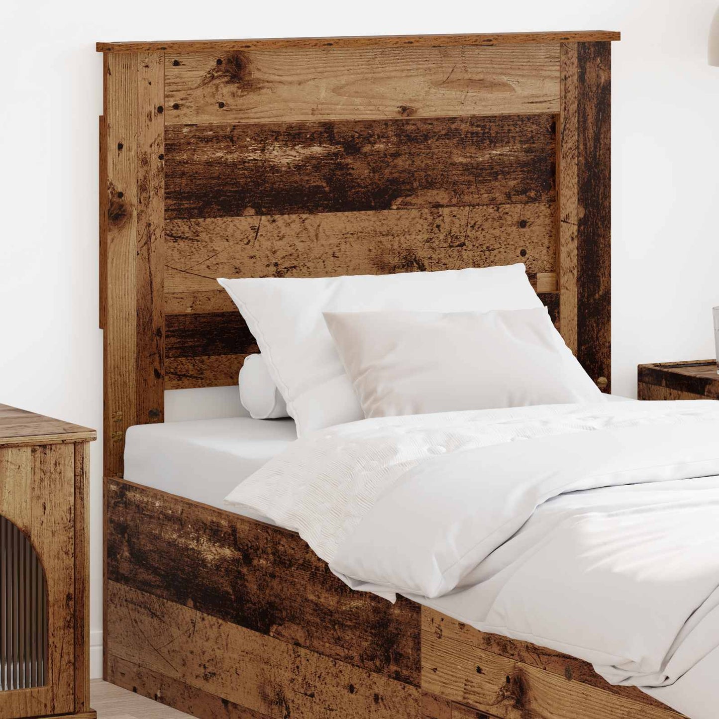 Headboard with Headboard Old Wood 75 cm Engineered Wood