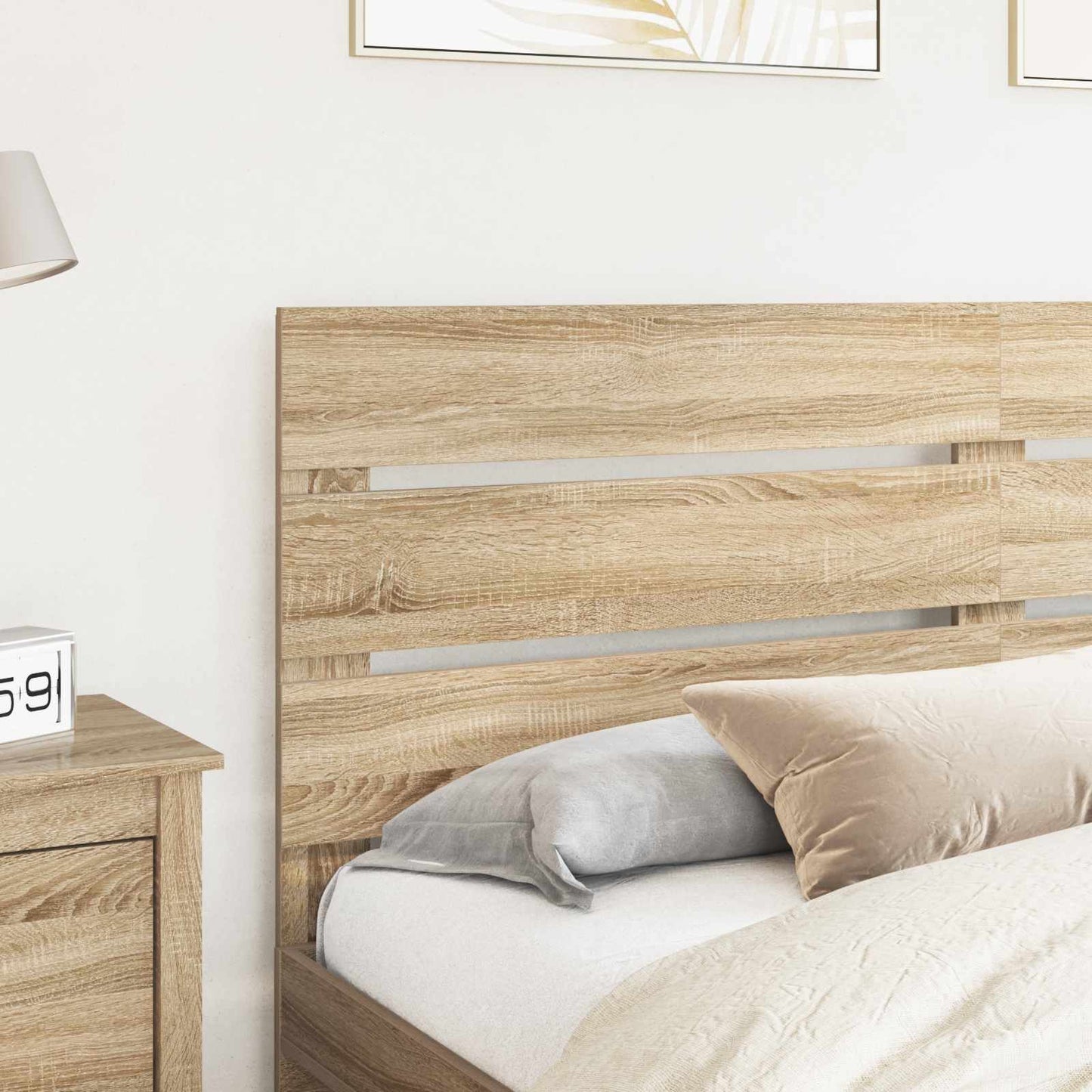 Headboard Sonoma Oak 100 cm Engineered Wood