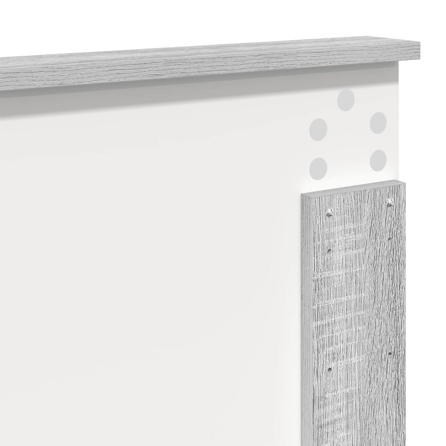 Headboard Grey Sonoma 100 cm Engineered Wood