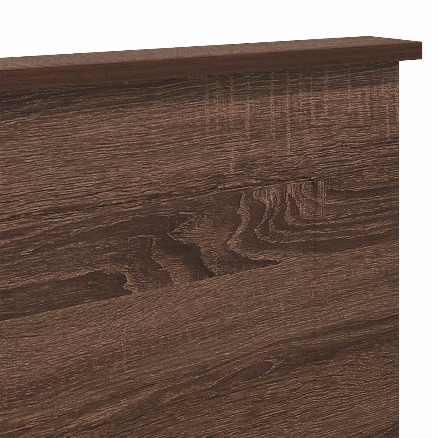 Headboard Brown Oak 100 cm Engineered Wood