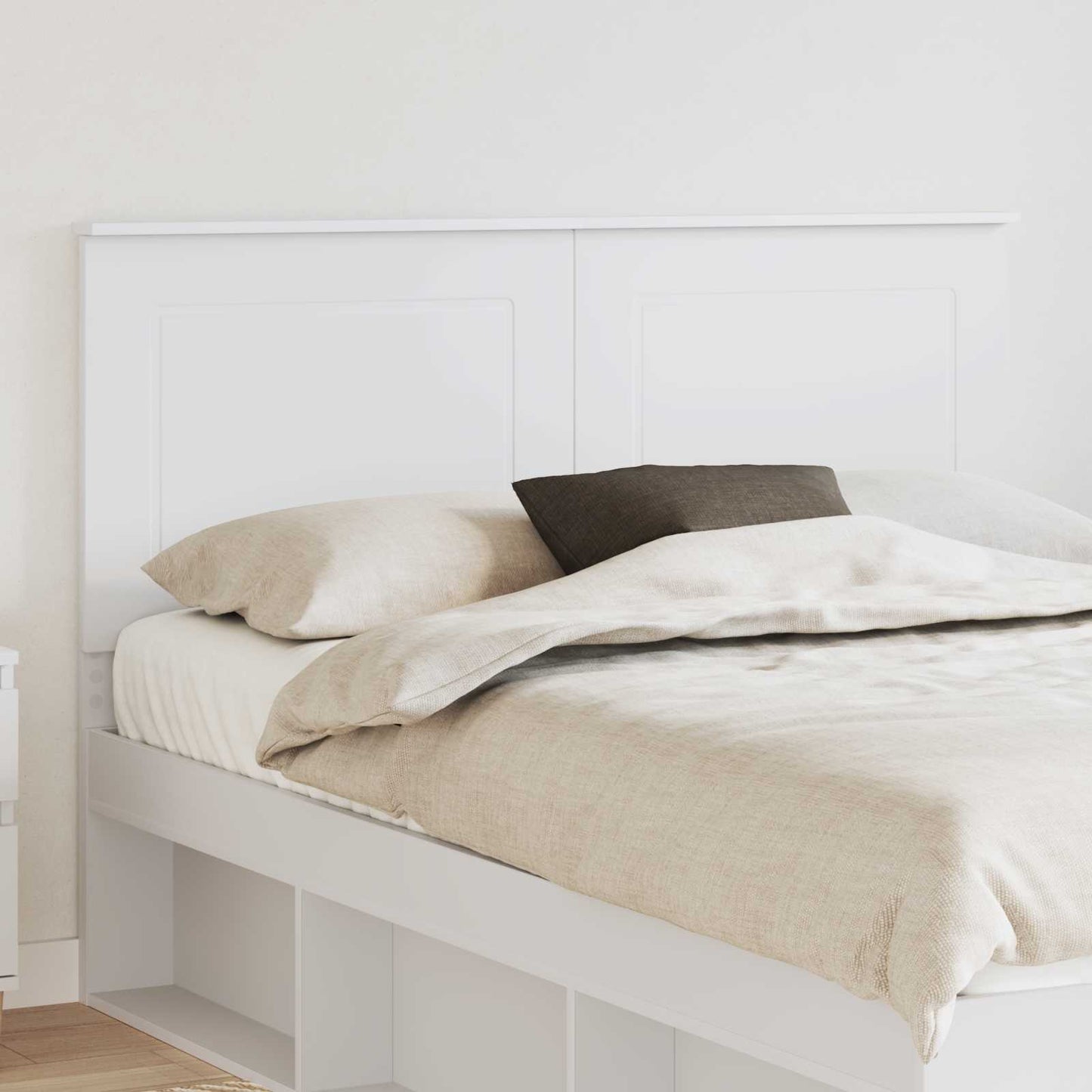 Headboard White 100 cm Engineered Wood