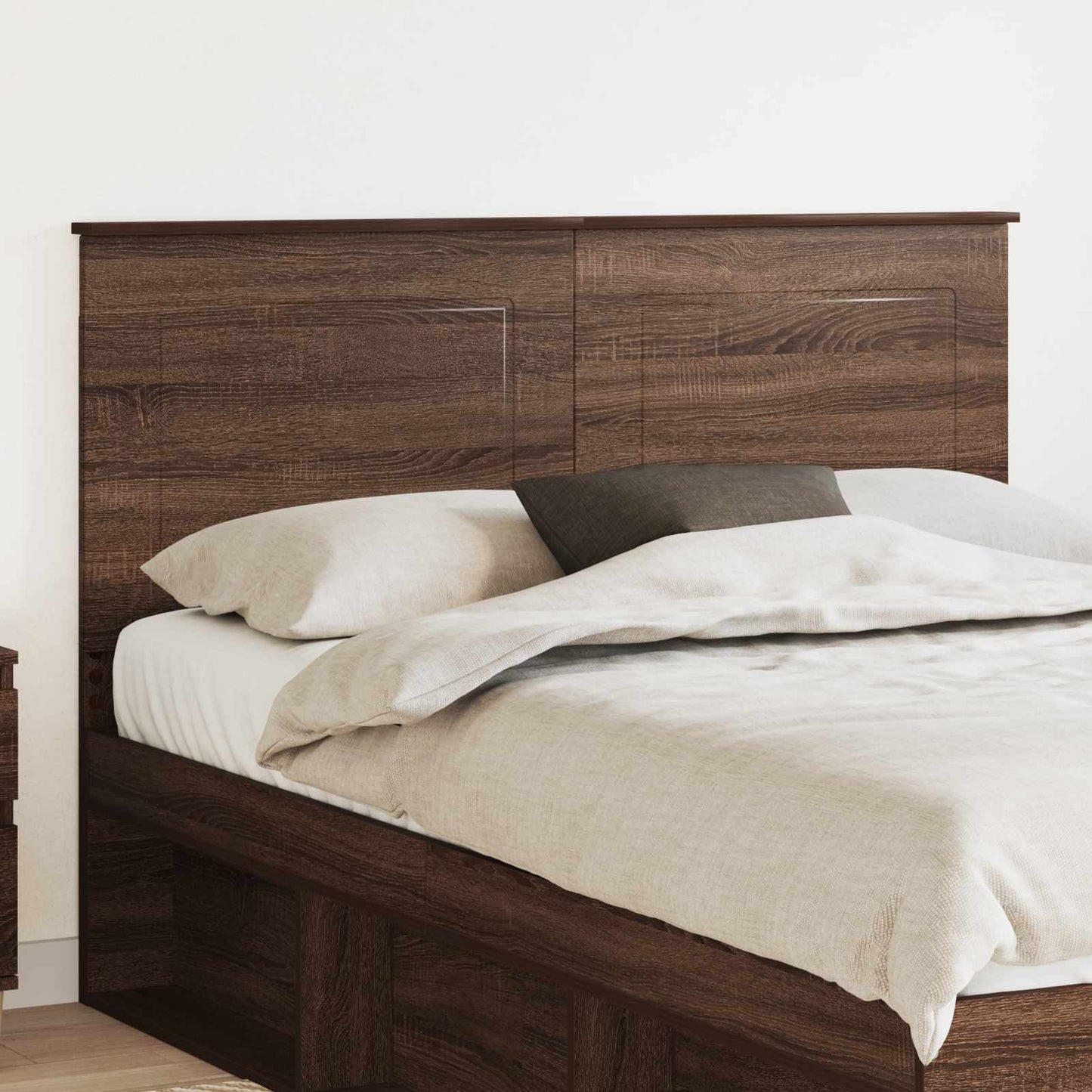 Headboard Brown Oak 100 cm Engineered Wood
