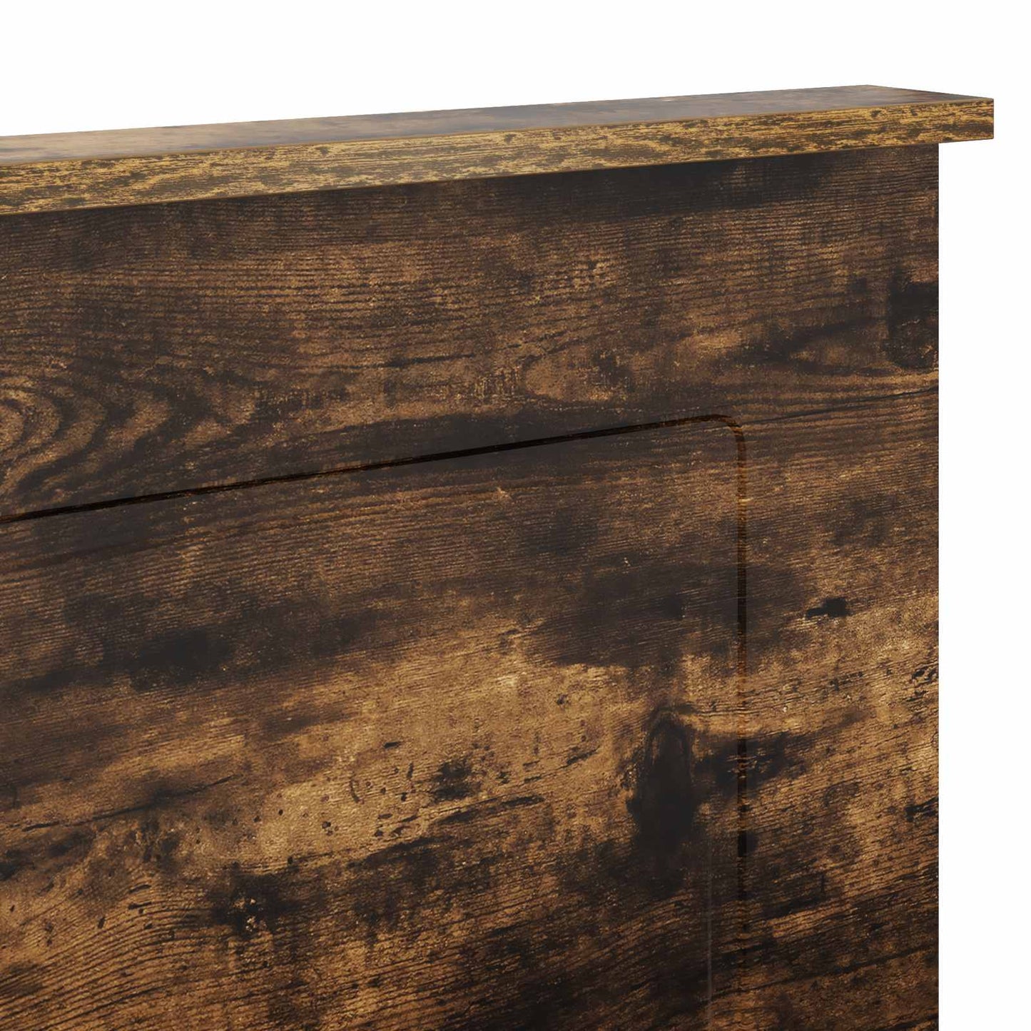 Headboard Smoked Oak 100 cm Engineered Wood
