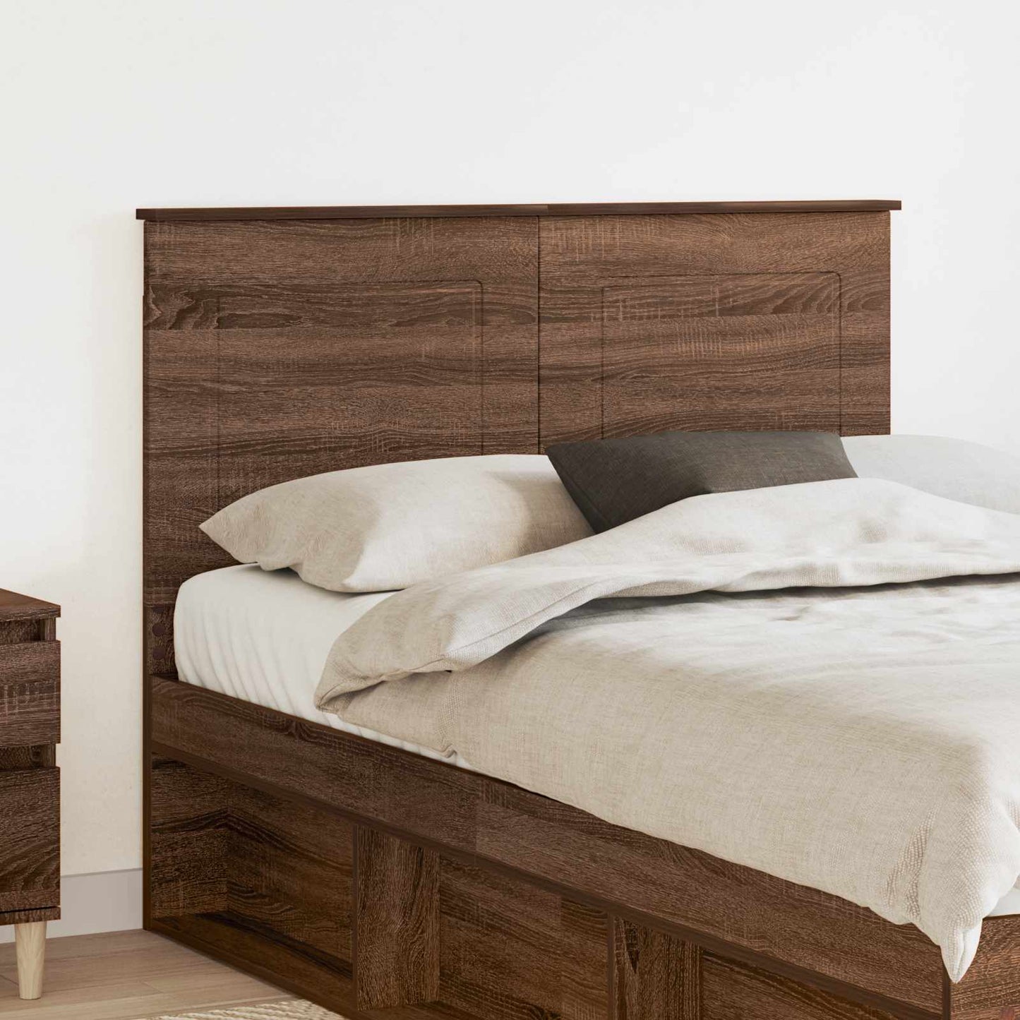 Headboard Brown Oak 100 cm Engineered Wood