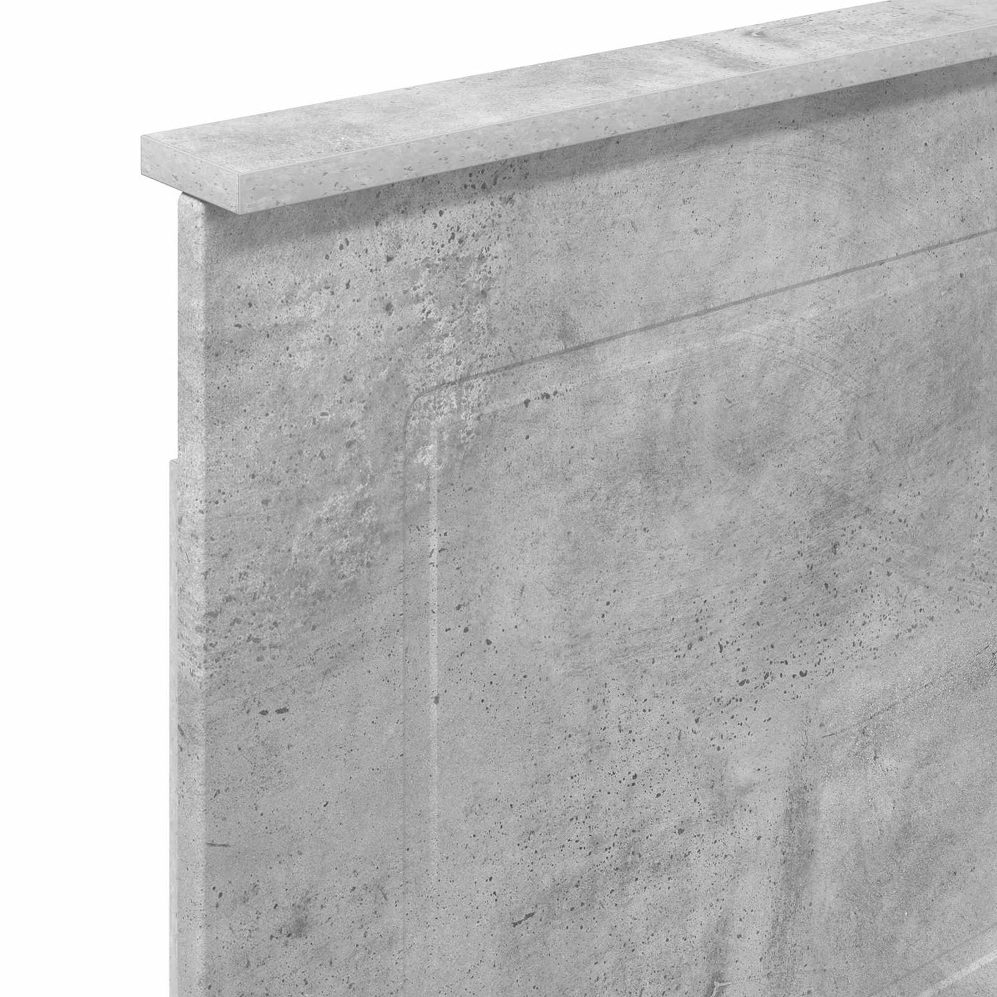 Headboard Concrete Grey 100 cm Engineered Wood
