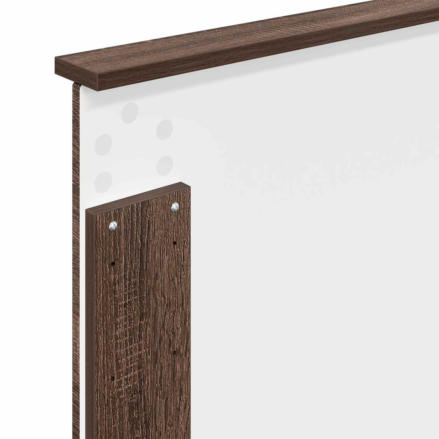 Headboard Brown Oak 100 cm Engineered Wood