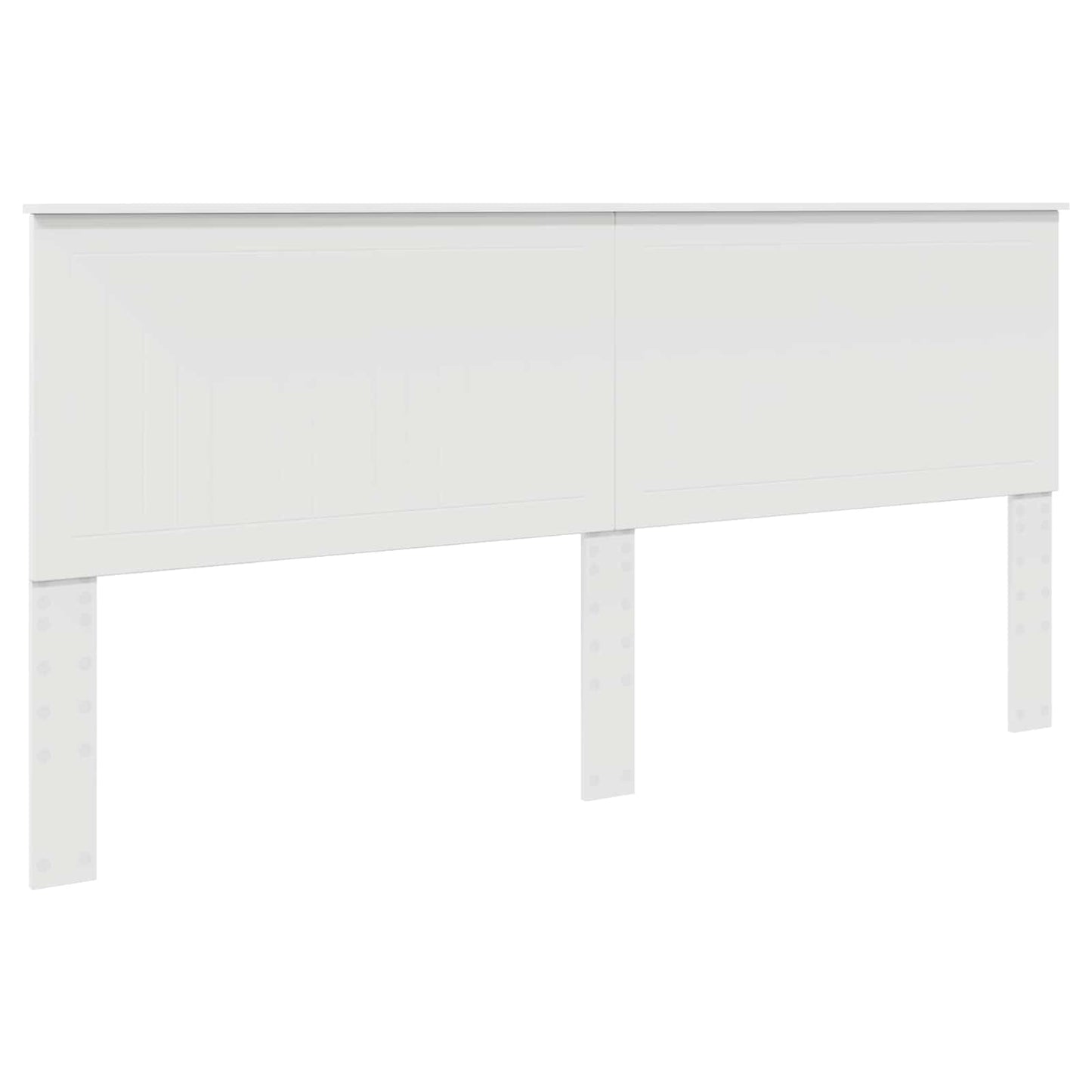 Headboard with Headboard White 200 cm Engineered wood