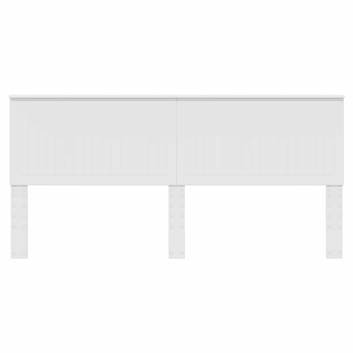 Headboard with Headboard White 200 cm Engineered wood