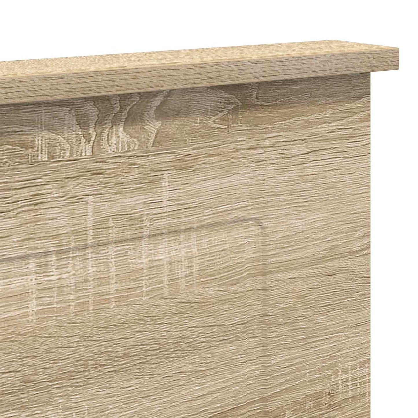 Headboard with Headboard Sonoma Oak 200 cm Engineered wood