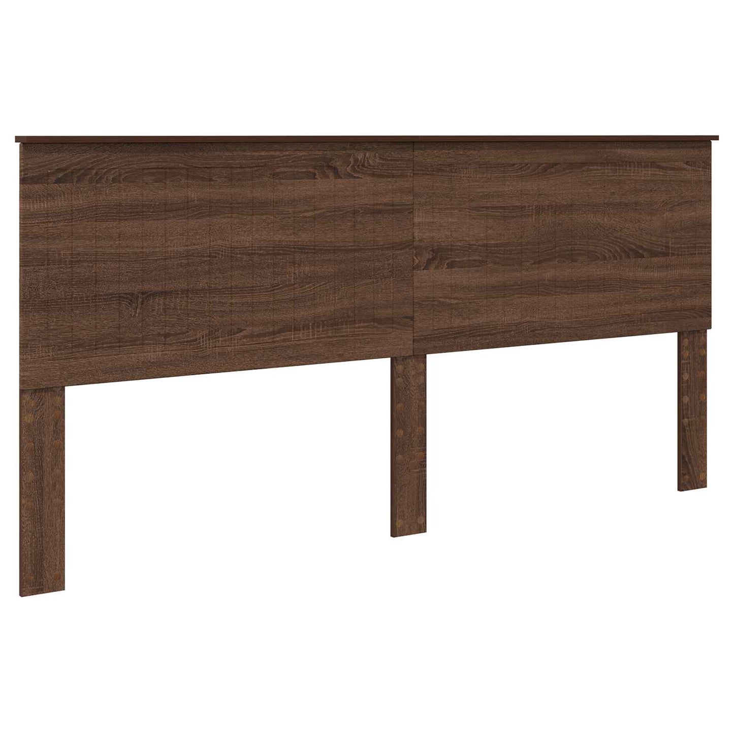 Headboard with Headboard Brown Oak 200 cm Engineered wood