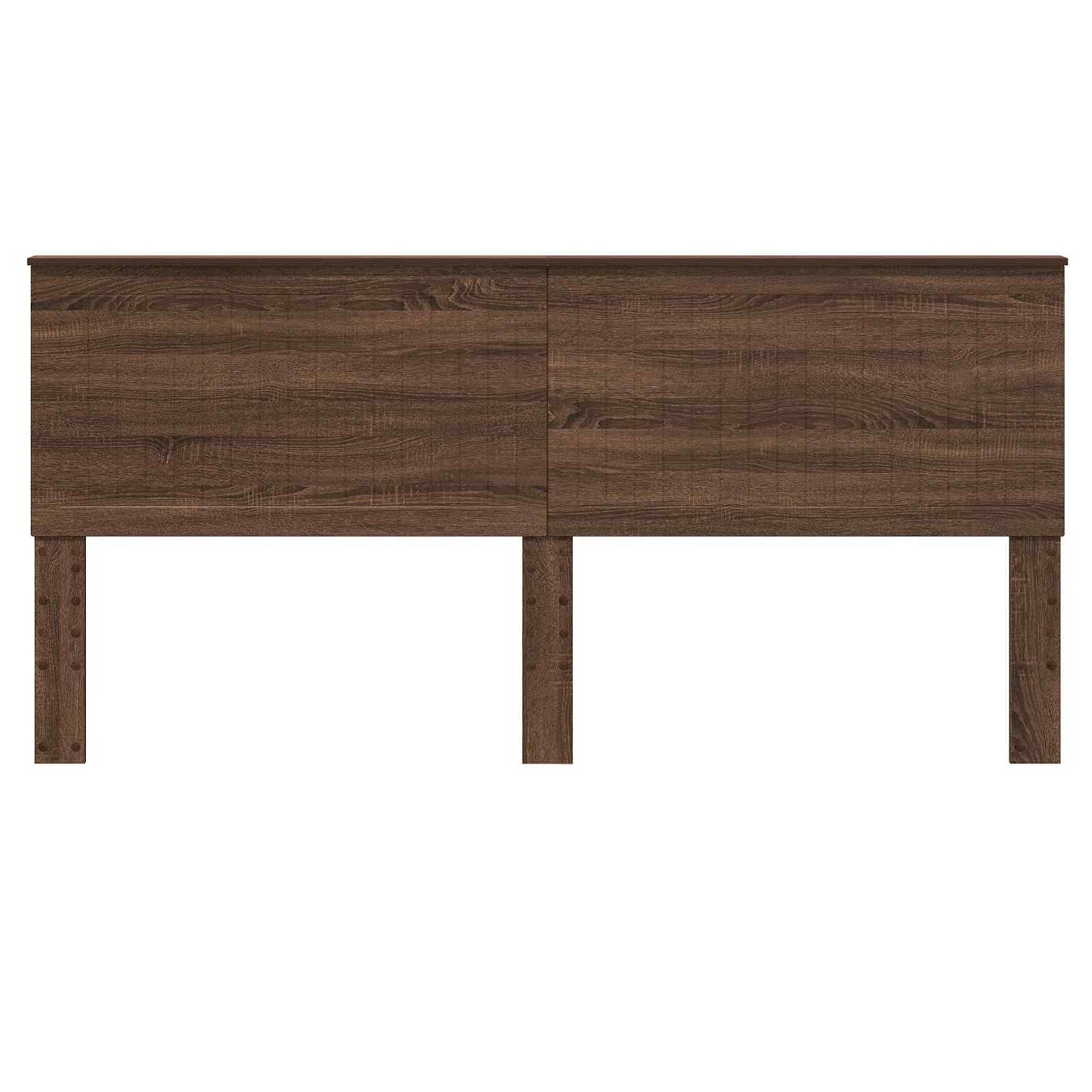 Headboard with Headboard Brown Oak 200 cm Engineered wood