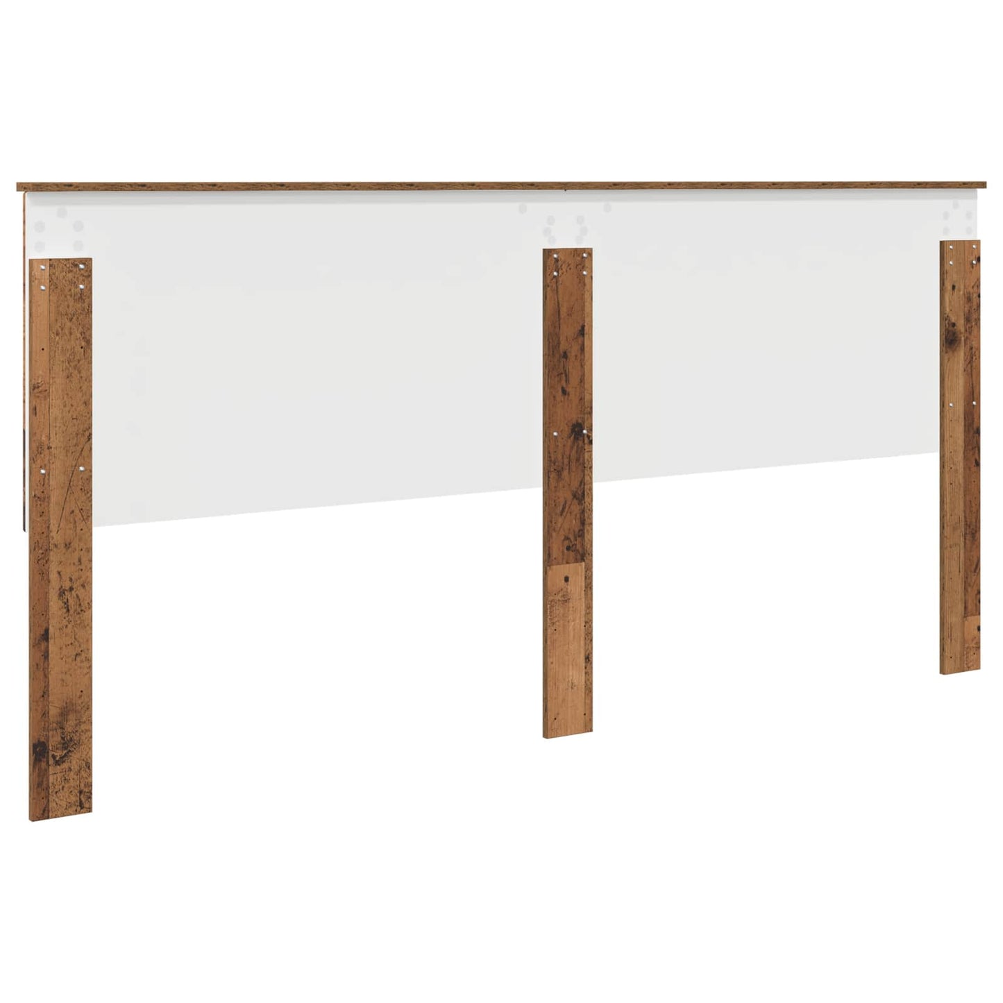 Headboard with Headboard Old Wood 200 cm Engineered wood