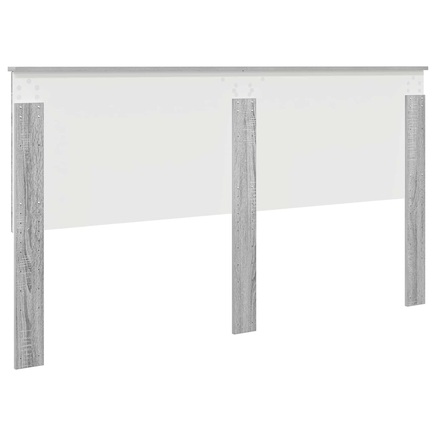 Headboard with Headboard Grey Sonoma 180 cm Engineered wood