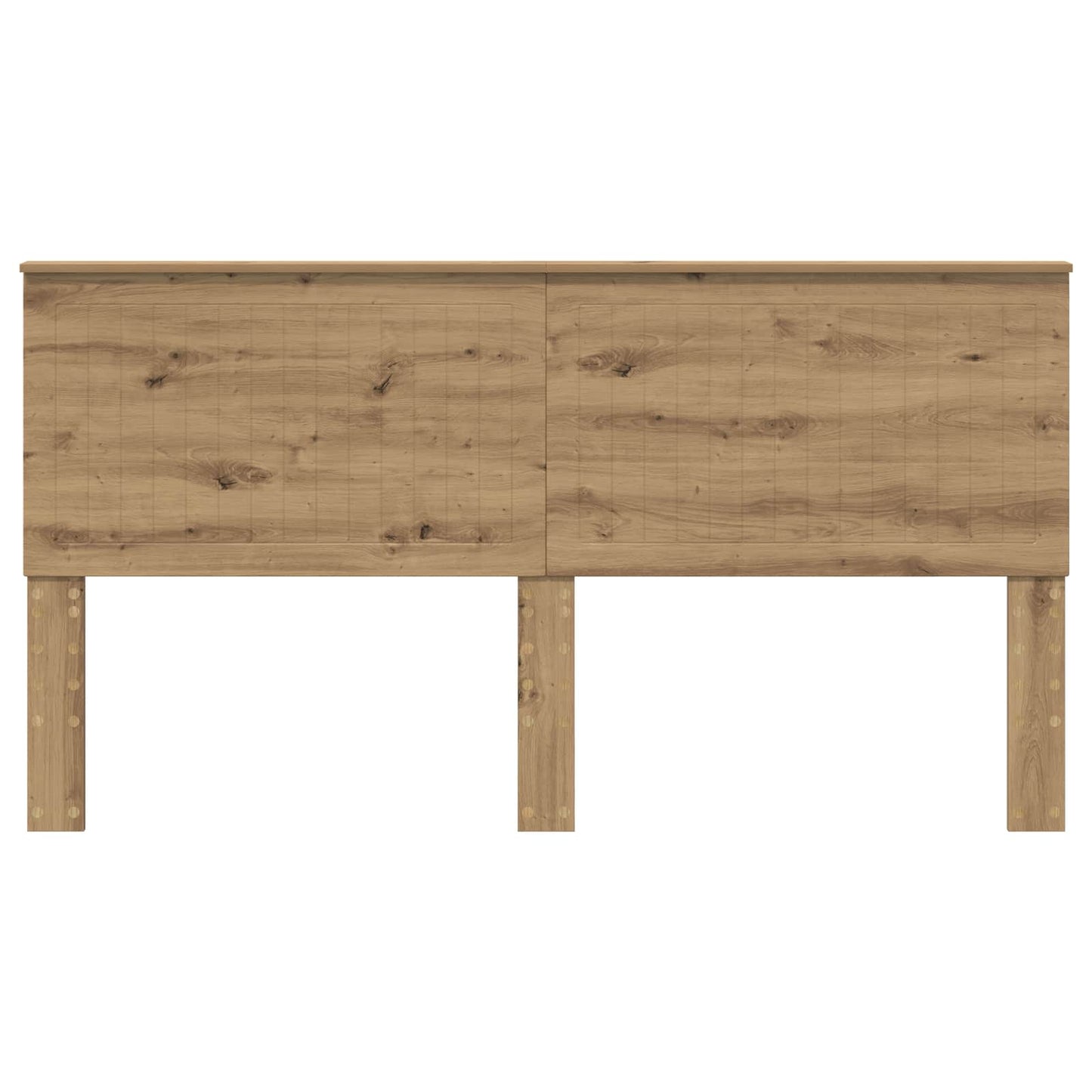 Headboard with Headboard Artisan Oak 180 cm Engineered wood