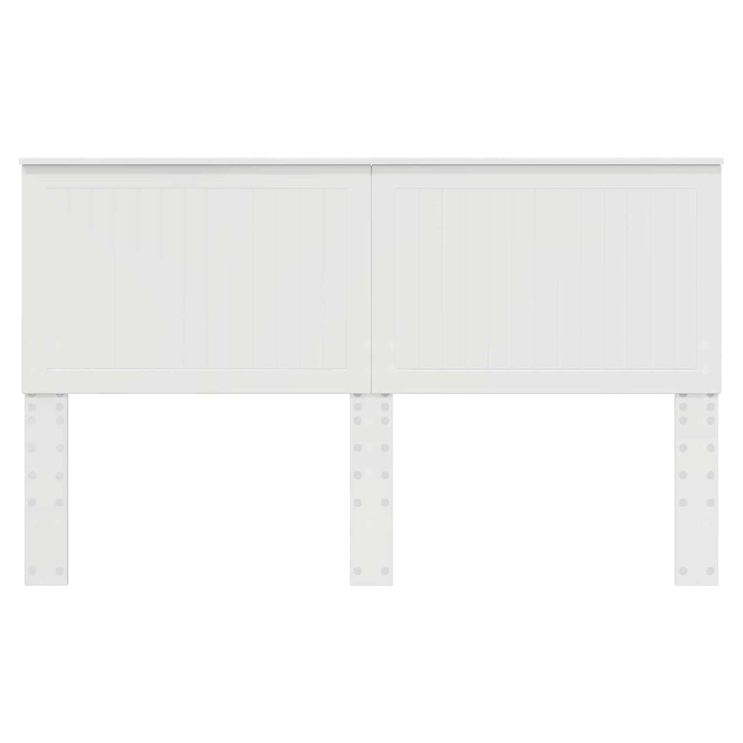 Headboard with Headboard Gloss White 160 cm Engineered wood